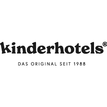 Kinderhotels-Logo auf einem Hintergrund. Kinderhotels-Logo auf einem Hintergrund.